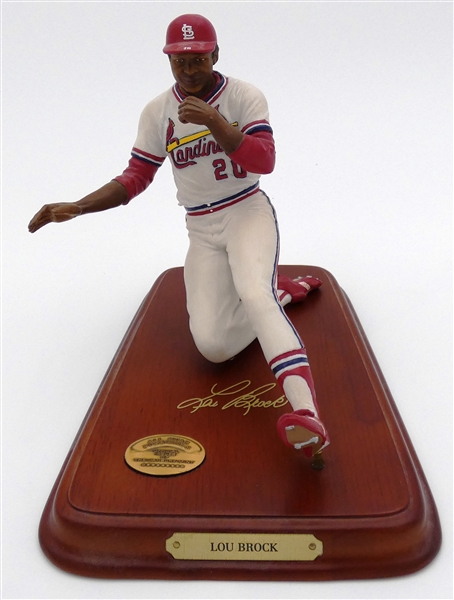 Lou Brock Danbury Mint Figurine