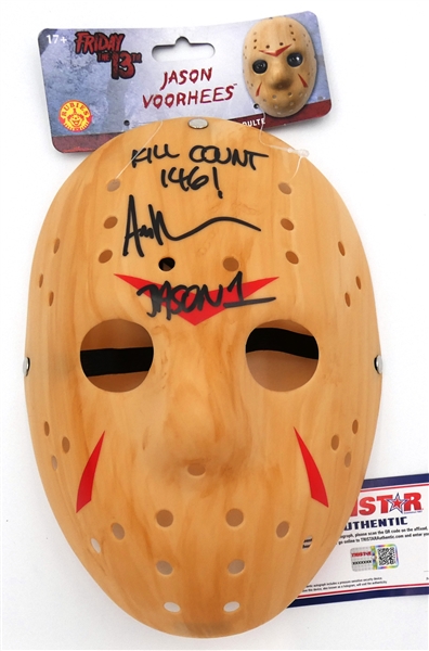 Ari Lehman Autographed Jason Mask Friday the 13th