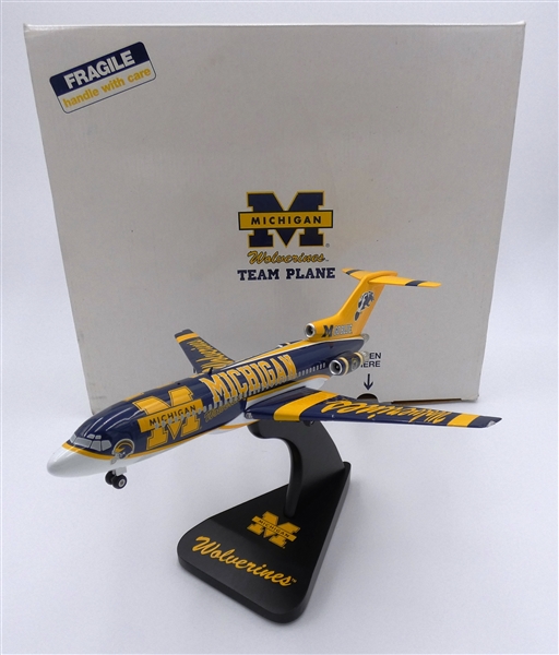 Michigan Wolverines Team Plane