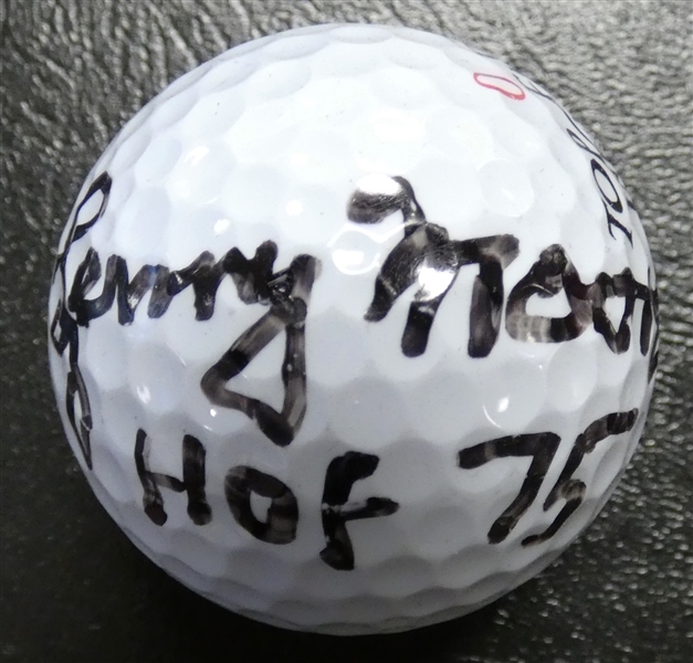 Lenny Moore Autographed Golf Ball