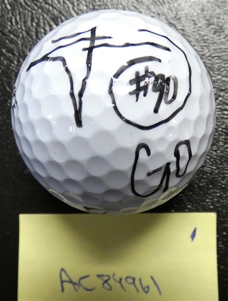 Thaddeus Gibson Autographed Golf Ball