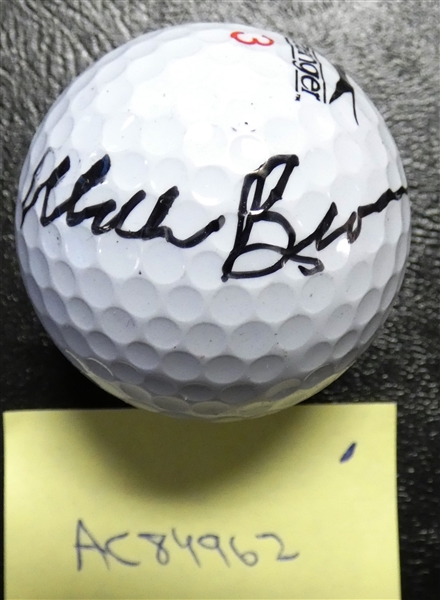 Willie Brown Autographed Golf Ball