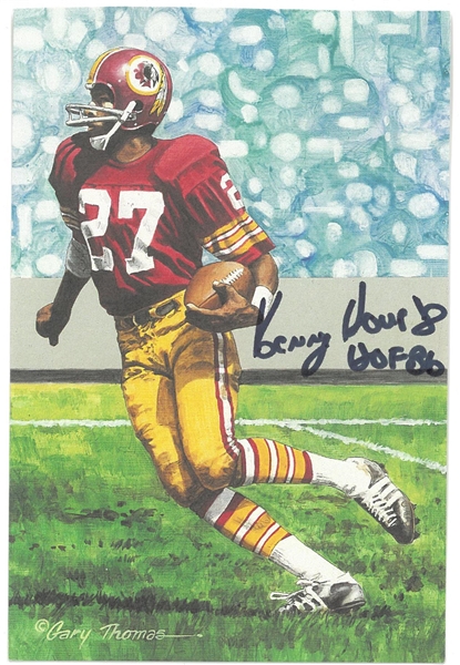 Ken Houston Autographed Goal Line Postcard