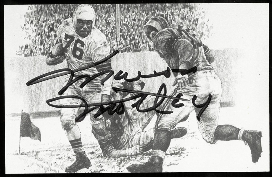 Marion Motley Autographed Postcard