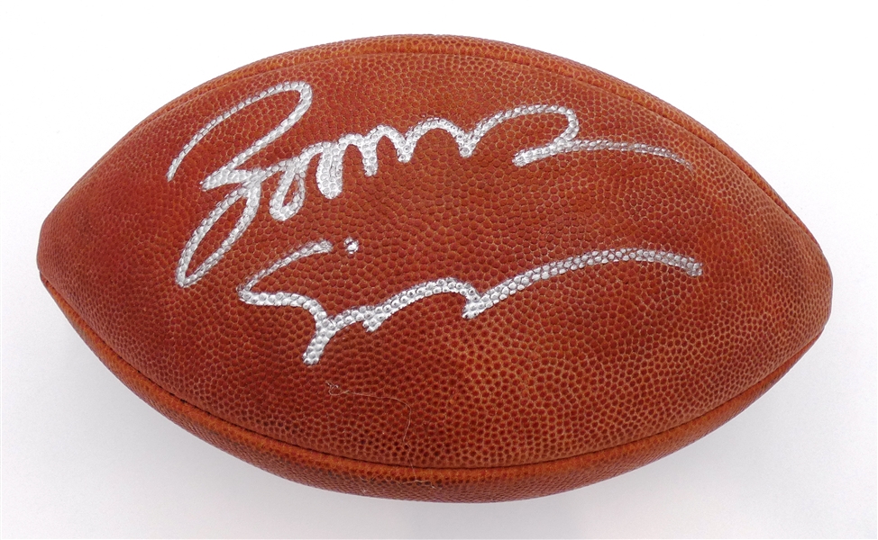 Boomer Esiason Autographed Football