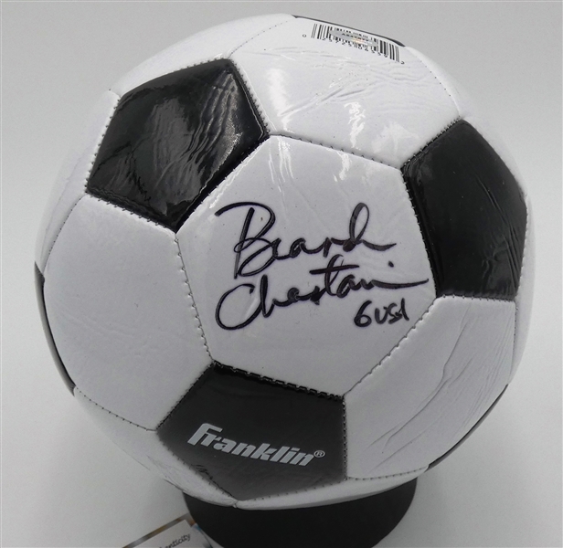 Brandi Chastain Autographed Soccer Ball