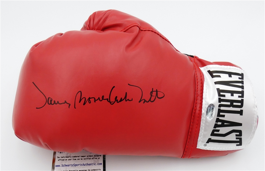 James Bonecrusher Smith Autographed Boxing Glove