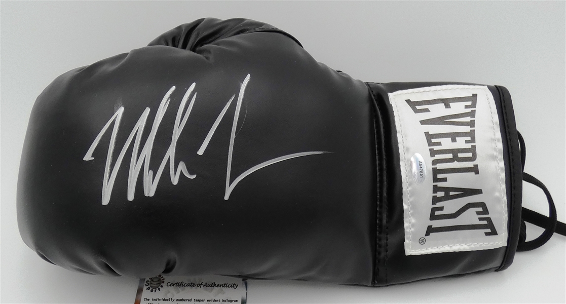 Mike Tyson Autographed Boxing Glove