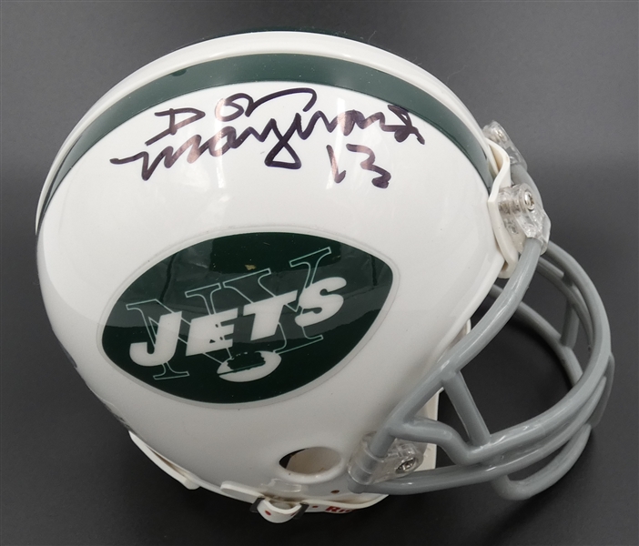 Don Maynard Autographed Jets Mini Helmet