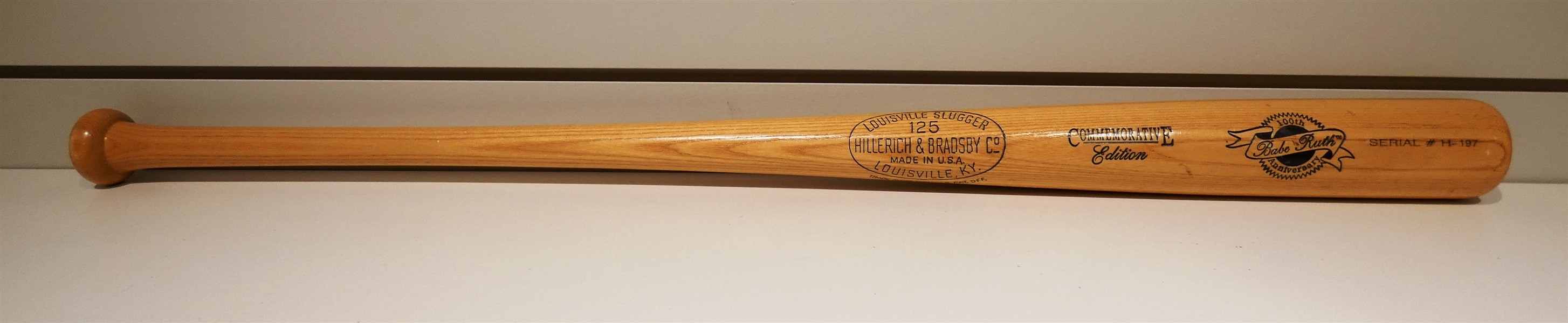 Babe Ruth 100th Anniversary Commemorative Bat