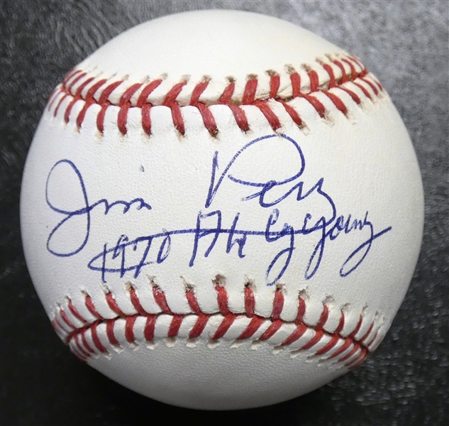 Jim Perry Autographed Baseball w/ CY