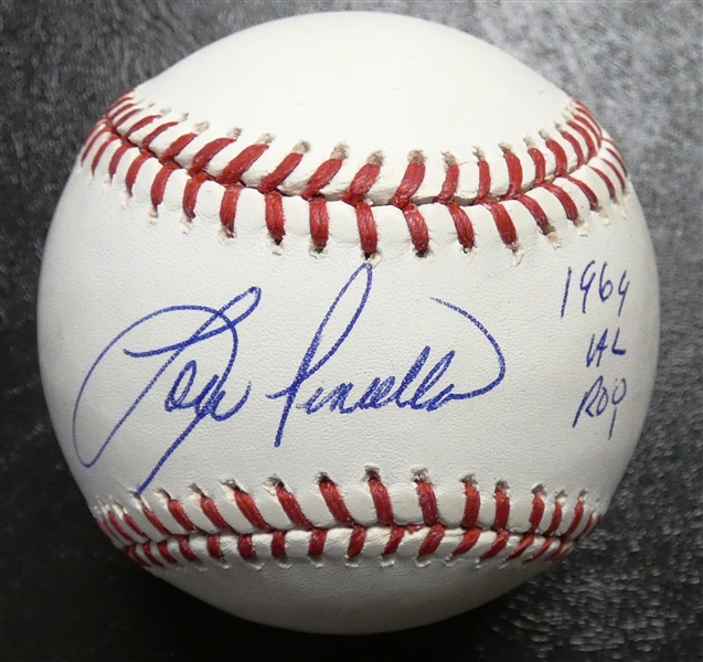 Lou Piniella Autographed Baseball w/ ROY