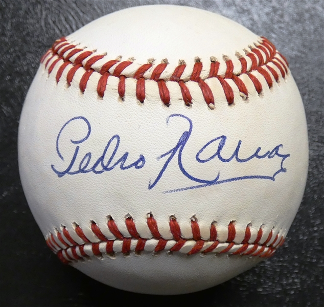 Pedro Ramos Autographed Baseball