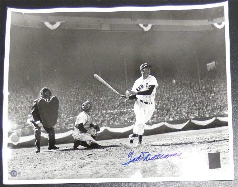 Ted Williams Autographed 16x20 Photo