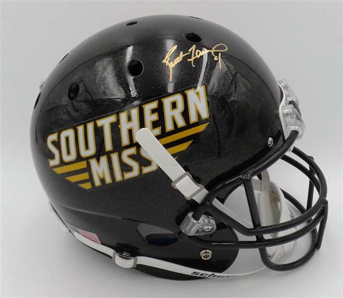 Brett Favre Autographed Southern Miss Full Size Replica Helmet