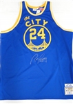 Rick Barry Autographed 1966/67 Warriors Mitchell & Ness Jersey