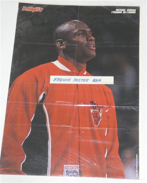 Michael Jordan Vintage French Poster