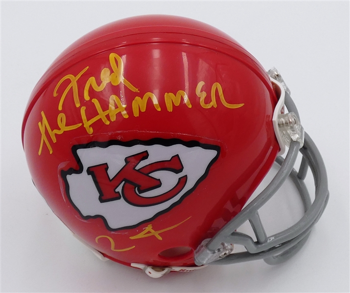 Fred Williamson Autographed Chiefs Mini Helmet