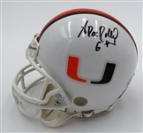 Antrel Rolle Autographed Miami Mini Helmet