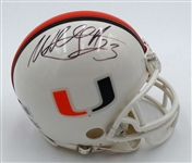 Willis McGahee Autographed Miami Mini Helmet