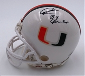 Cortez Kennedy Autographed Miami Mini Helmet