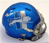 Sam Laporta Autographed Detroit Lions Mini Helmet