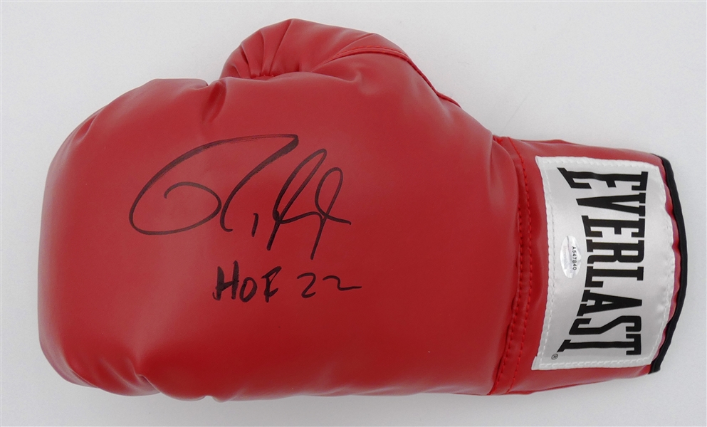 Roy Jones, Jr. Autographed Boxing Glove w/ HOF