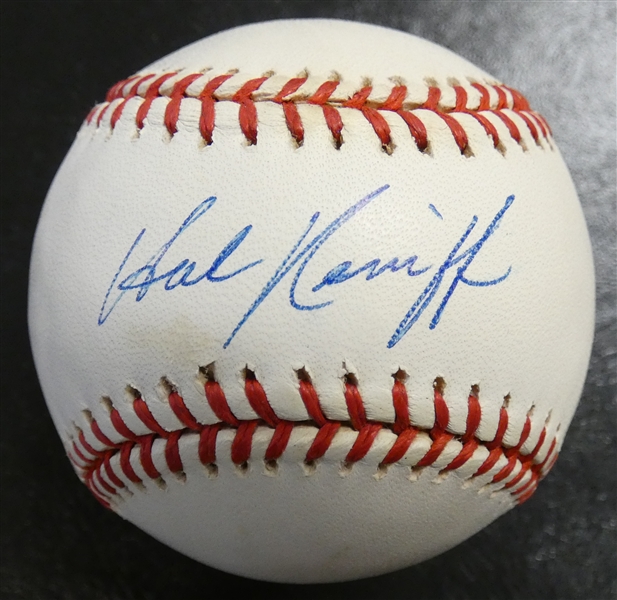 Hal Reniff Autographed Baseball