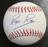 Roger Repoz Autographed Baseball