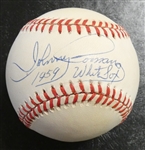 Johnny Romano Autographed Baseball