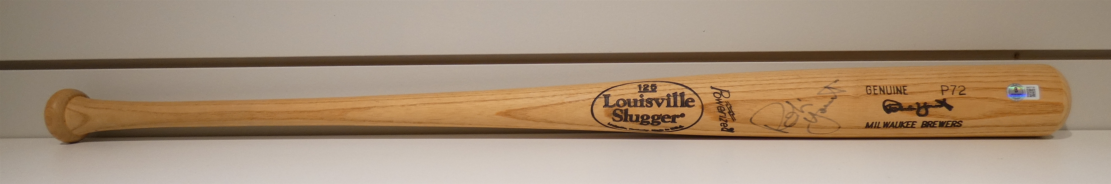 Robin Yount Autographed Game Model Bat