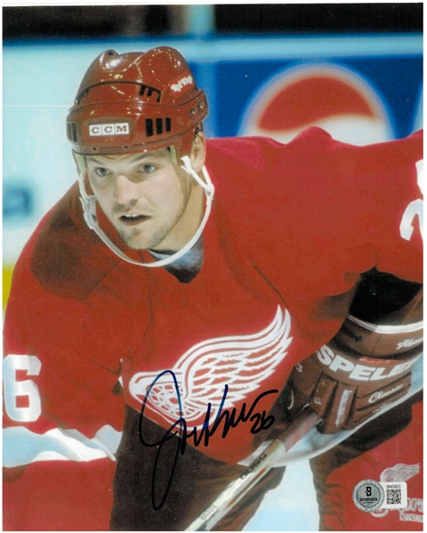 Joe Kocur Autographed 8x10