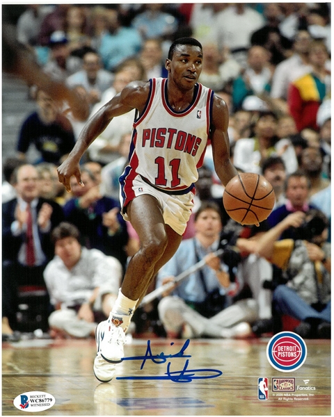 Isiah Thomas Autographed 8x10