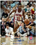 Isiah Thomas Autographed 8x10