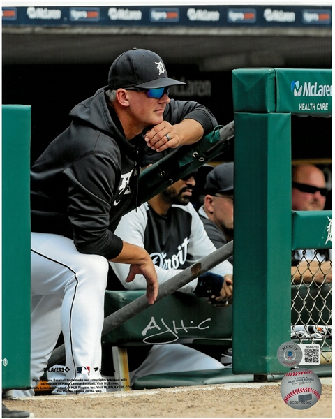 A.J. Hinch Autographed 8x10