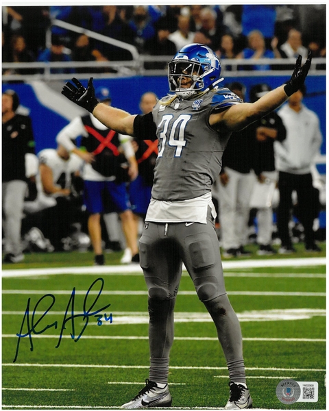 Alex Anzalone Autographed 8x10