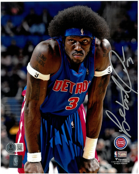 Ben Wallace Autographed 8x10