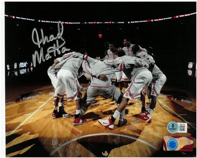 Thad Matta Autographed 8x10