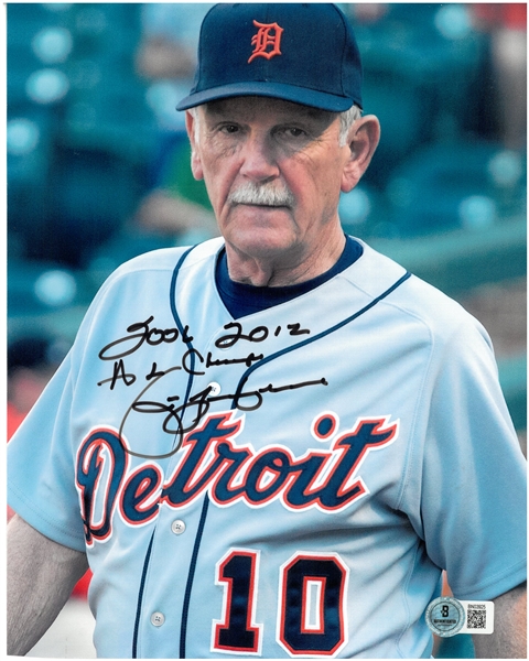 Jim Leyland Autographed 8x10