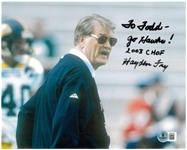 Hayden Fry Autographed 8x10