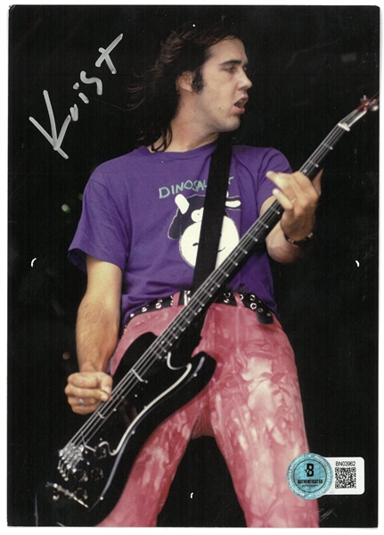 Krist Novoselic Autographed Postcard