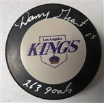 Danny Grant Autographed Kings Puck
