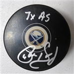 Phil Housley Autographed Sabres Puck