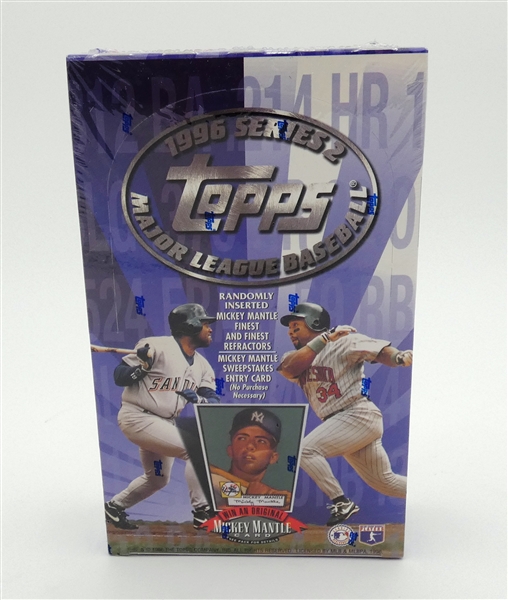 1996 Topps Baseball Series 2 Box