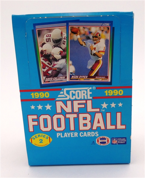 1990 Score Football Series 2 Wax Box