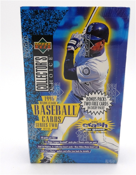 1996 Upper Deck Collectors Choice Series 2 Baseball Box