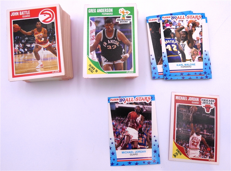 1989/90 Fleer Basketball Lot