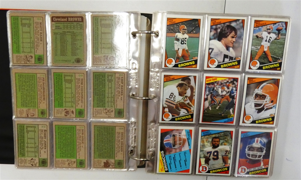 1984 Topps Football Lot