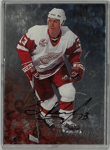 Slava Kozlov Autographed 1998 Be a Player