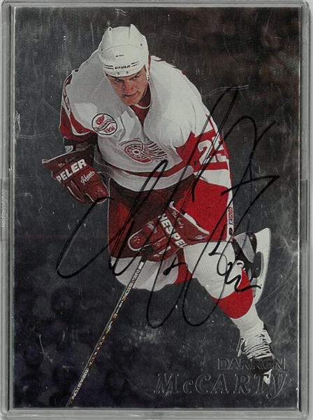 Darren McCarty Autographed 1998 Be a Player